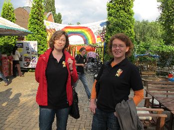 Ulrike und Sabine vom MEF-Kreis