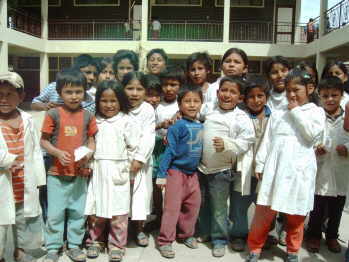 Alumnos en San Pedro