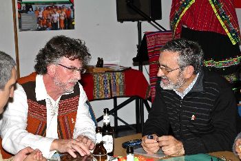 Martin Fey und Mikel Burgos im Gespr&auml;ch