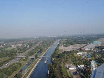 Das Ruhrgebiet östlich des Gasometers
