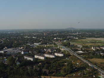 Das Ruhrgebiet nordwestlich des Gasometers