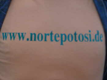 Und immer sichtbar: www.nortepotosi.de
