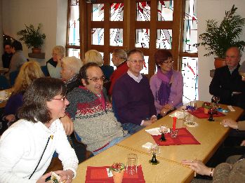 Bei der Einweihung der Tagungskirche Hl. Geist