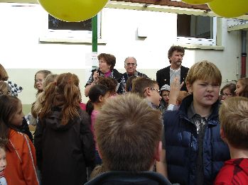 Auf dem Schulfest der Falkensteinschule