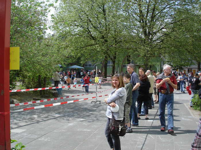 Am Streckenrand wird angefeuert