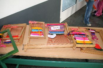 Bunte Webarbeiten