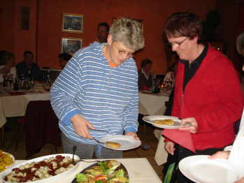 Auf dem Buffet wurde nachgelegt